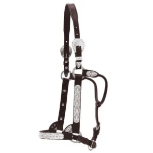 Flower and Blue Stone Show Halter HR06101