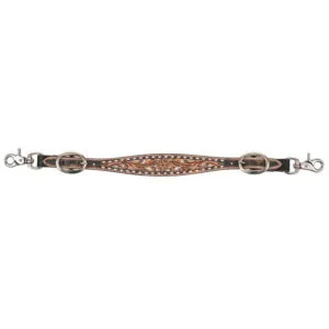Circle Y White Daisy Filigree Wither Strap