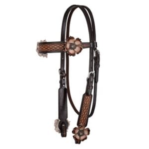 circle y Dusty Rose Vintage Browband