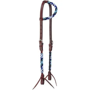 King Montana Beaded Single Ear Headstall HSJT7055