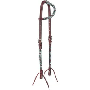 King Dakota Beaded Single Ear Headstall HSJT7057