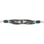 Wool String Wither Strap Coral/Gray/Turquoise/Cream BS155015
