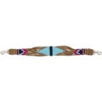 Wool String Wither Strap Tan/Magenta/Turquoise/Black BS155018