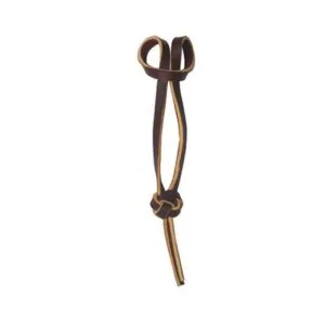 Pineapple Knot Tiedown Hobble Burgundy Latigo Leather T3856