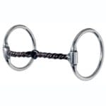 Stage A bits are great for starting horses, training, or maintaining steady contact. Aspects include direct reining, non-leverage loose rings and dee rings with mouthpiece diameters 5/16" and over.