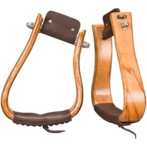 Oak hardwood Polyurethane finish Leather tread Angled design to reduce stress on the legs Sold as a pair