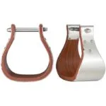 Polished Stainless Steel Wood Stirrups - Adult ST9980